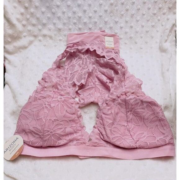 Arizona Body Intimates Coordinating Lace Halter Bralette & Boyshort-NEW w/Tags`. - Picture 1 of 6